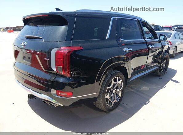 KM8R7DHE3MU317808 2021 HYUNDAI PALISADE Черный Задняя правая четверть