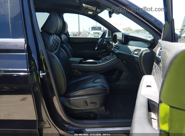 KM8R7DHE3MU317808 2021 HYUNDAI PALISADE Черный Вид салона спереди