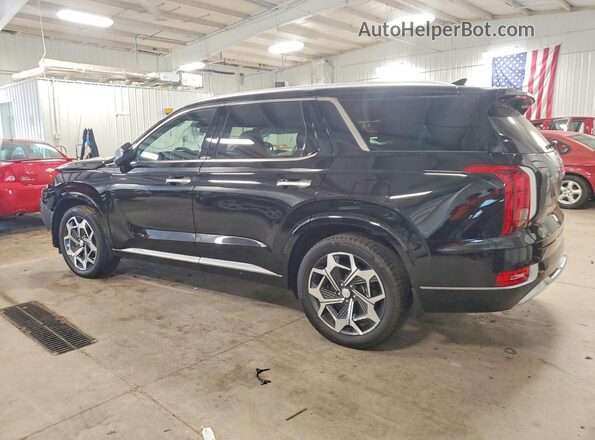 KM8R7DHE4MU246649 2021 HYUNDAI PALISADE Black Հետևի ձախ