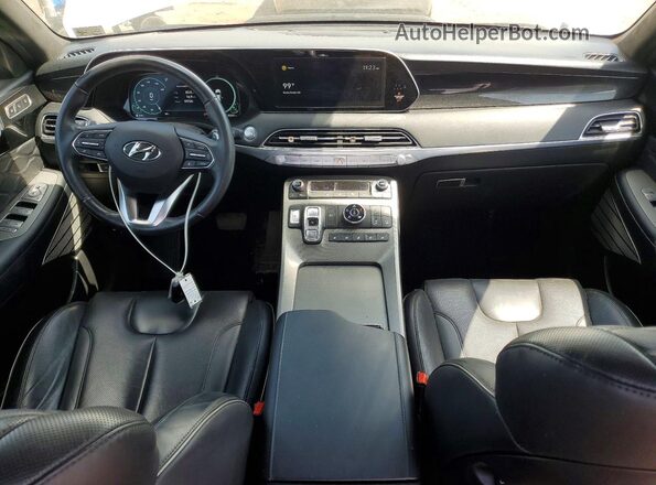 KM8R7DHE4MU295186 2021 HYUNDAI PALISADE White Widok deski rozdzielczej