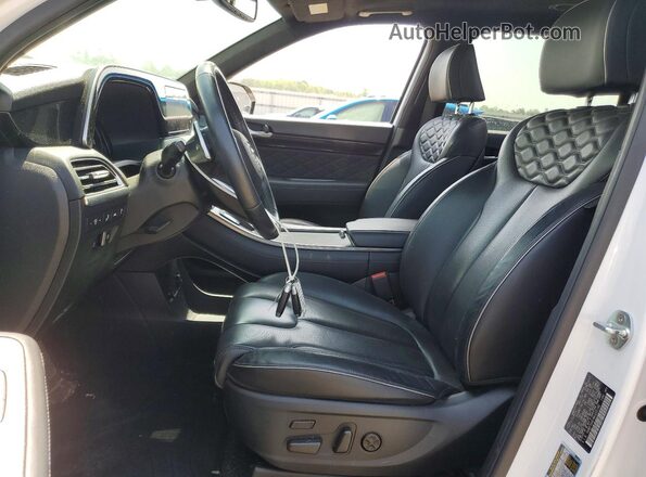 KM8R7DHE4MU295186 2021 HYUNDAI PALISADE White Widok wnętrza z przodu