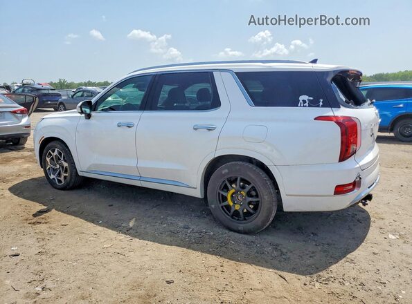 KM8R7DHE4MU295186 2021 HYUNDAI PALISADE White Tył lewy