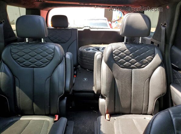 KM8R7DHE4MU295186 2021 HYUNDAI PALISADE White Widok tylnych siedzeń