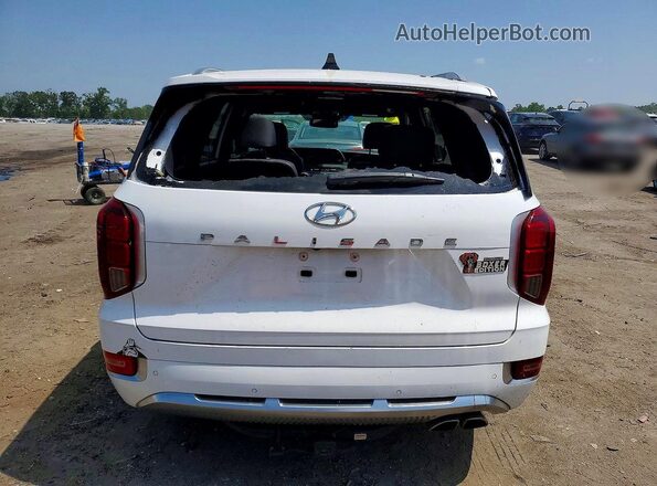 KM8R7DHE4MU295186 2021 HYUNDAI PALISADE White Widok z tyłu