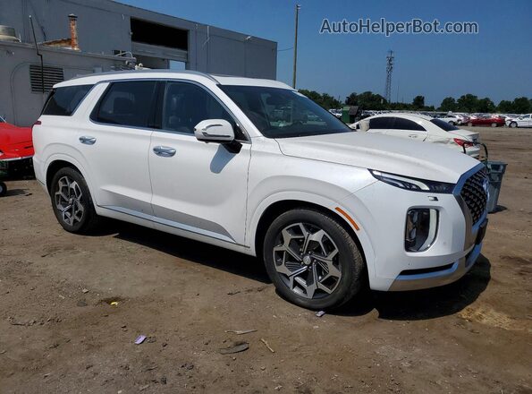 KM8R7DHE4MU295186 2021 HYUNDAI PALISADE White Przód prawy