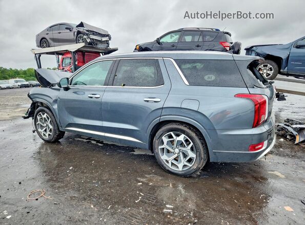 KM8R7DHE4MU315498 2021 HYUNDAI PALISADE Gray Задня ліва чверть