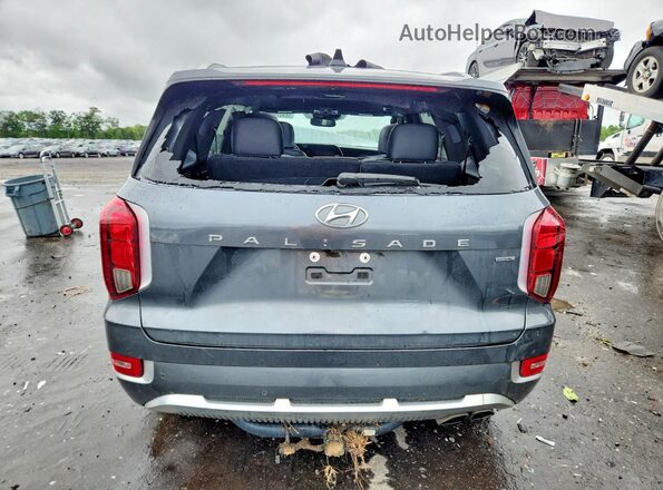 KM8R7DHE4MU315498 2021 HYUNDAI PALISADE Gray Вид ззаду