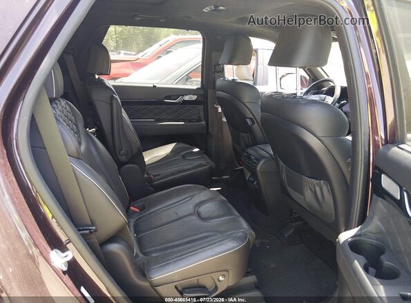KM8R7DHE4NU341696 2022 HYUNDAI PALISADE Бордовый Вид наклейки с VIN-кодом