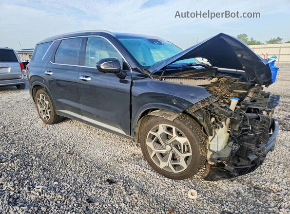 KM8R7DHE5MU176918 2021 HYUNDAI PALISADE Blue Przód prawy
