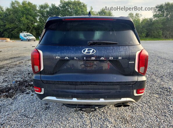 KM8R7DHE5MU176918 2021 HYUNDAI PALISADE Blue Widok z tyłu