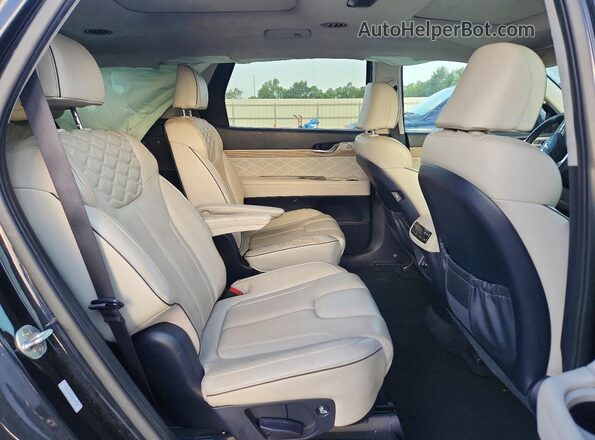 KM8R7DHE5MU176918 2021 HYUNDAI PALISADE Blue Widok wnętrza z tyłu