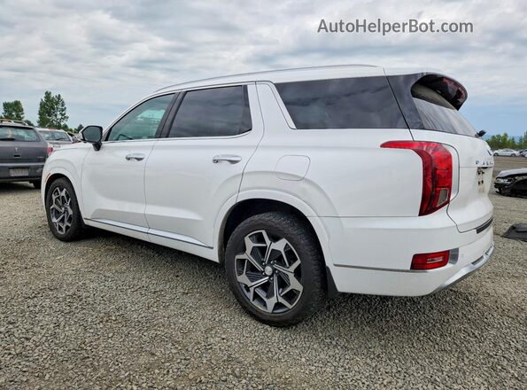 KM8R7DHE5MU242951 2021 HYUNDAI PALISADE White უკანა მარცხენა