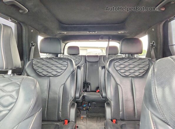 KM8R7DHE5MU242951 2021 HYUNDAI PALISADE White უკანა სავარძლების ხედი