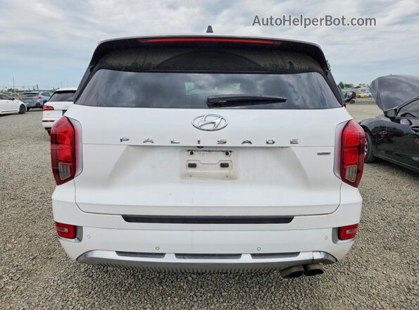 KM8R7DHE5MU242951 2021 HYUNDAI PALISADE White უკანა ხედი