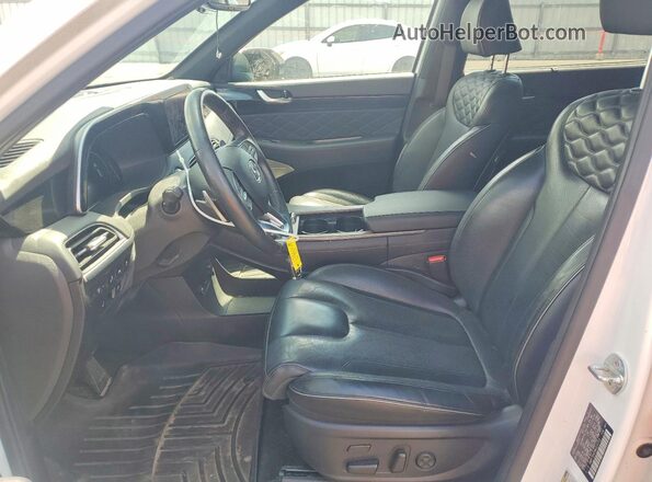 KM8R7DHE8MU220703 2021 HYUNDAI PALISADE White Սալոնի դիմացի տեսք