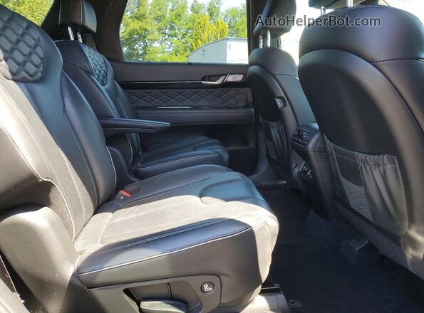 KM8R7DHE8MU259131 2021 HYUNDAI PALISADE Gray უკანა სალონის ხედი