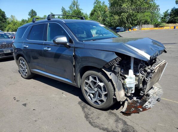 KM8R7DHE8MU259131 2021 HYUNDAI PALISADE Gray წინა მარჯვენა