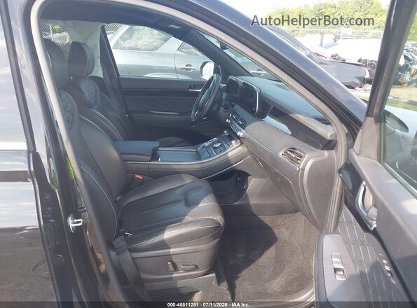 KM8R7DHEXMU186571 2021 HYUNDAI PALISADE Black Widok wnętrza z przodu