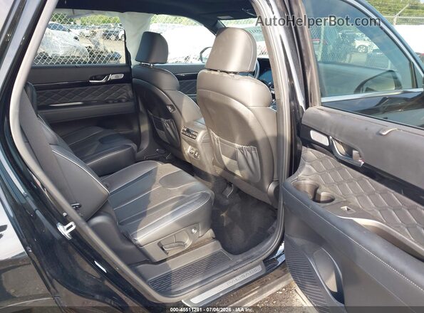 KM8R7DHEXMU186571 2021 HYUNDAI PALISADE Black Widok naklejki z numerem VIN