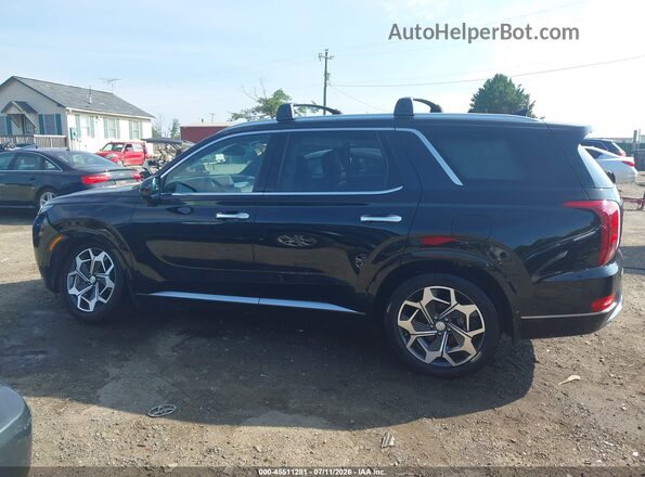 KM8R7DHEXMU186571 2021 HYUNDAI PALISADE Black Widok wnętrza 360 stopni
