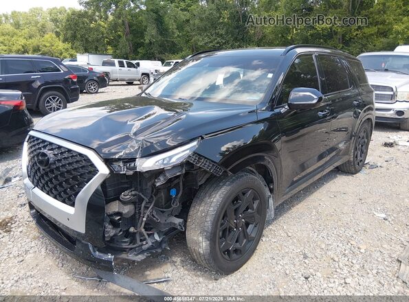 KM8R7DHEXMU195125 2021 HYUNDAI PALISADE Black Widok z przodu