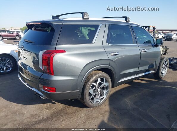 KM8R7DHEXNU462135 2022 HYUNDAI PALISADE Gray უკანა მარჯვენა