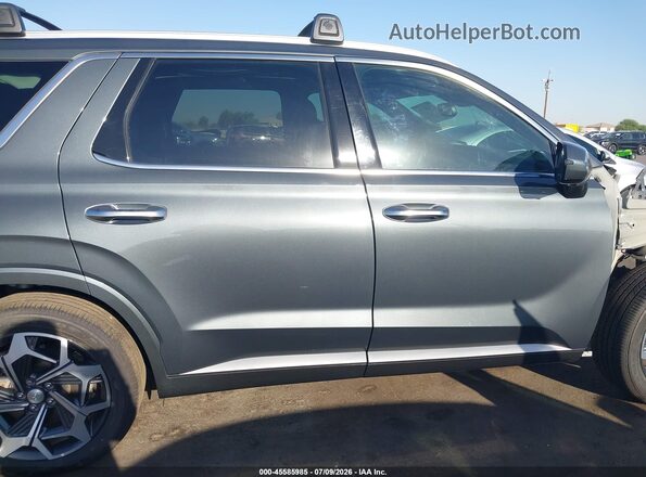 KM8R7DHEXNU462135 2022 HYUNDAI PALISADE Gray სალონის 360-გრადუსიანი ხედი