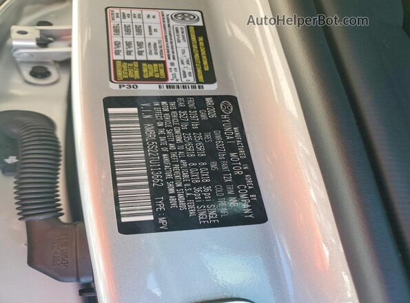 KM8RL5S22TU113662 2026 HYUNDAI PALISADE Серый Вид наклейки с VIN-кодом
