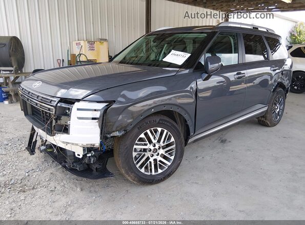 KM8RL5S26TU114491 2026 HYUNDAI PALISADE Gray Առջևի ձախ երեք քառորդ տեսարան