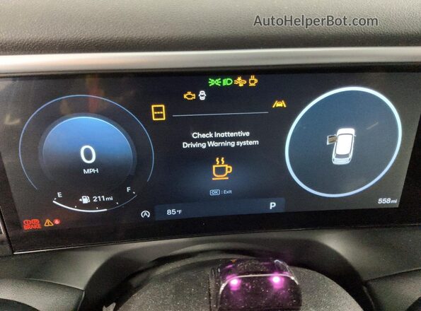 KM8RL5S29TU127879 2026 HYUNDAI PALISADE Blue Instrument cluster view