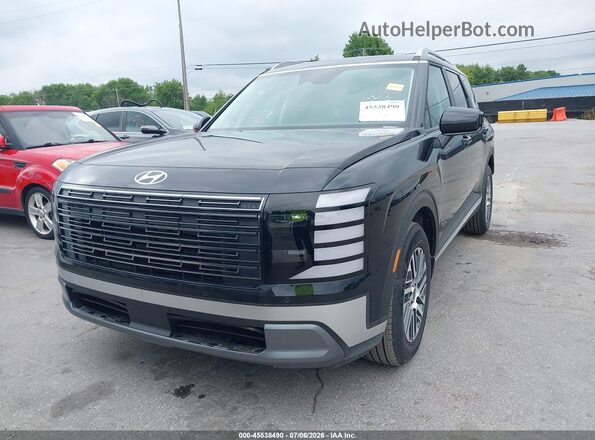 KM8RLES23TU087508 2026 HYUNDAI PALISADE Black Առջևի ձախ երեք քառորդ տեսարան