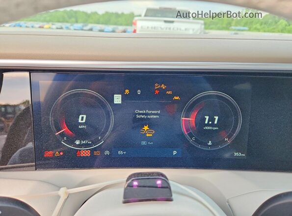 KM8RLES2XTU101713 2026 HYUNDAI PALISADE Blue Instrument cluster view