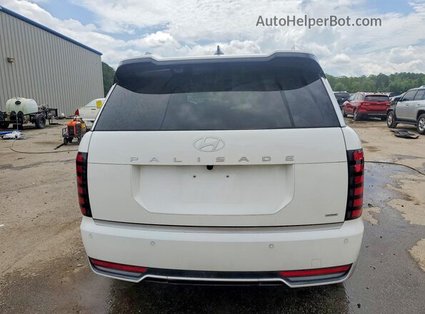 KM8RMES22TU029354 2026 HYUNDAI PALISADE White Հետևի տեսք