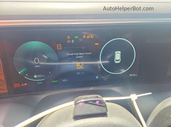 KM8RMESA1TU045049 2026 HYUNDAI PALISADE Black Instrument cluster view