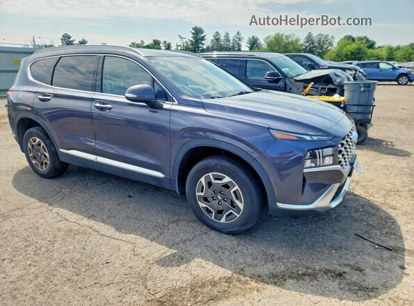 KM8S2DA17NU039794 2022 HYUNDAI SANTA Blue Delantero derecho