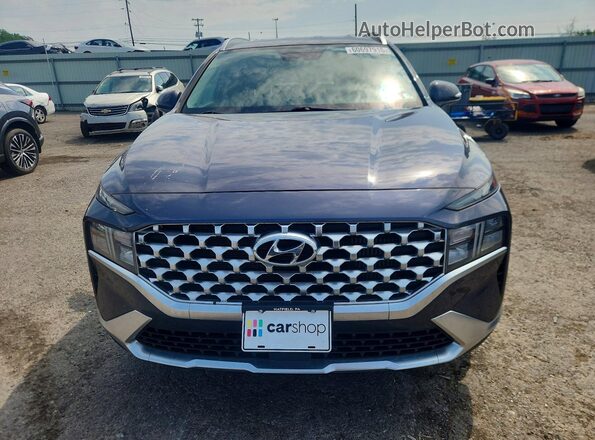 KM8S2DA17NU039794 2022 HYUNDAI SANTA Blue Vista frontal