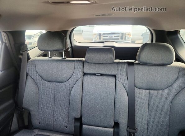 KM8S2DA17NU039794 2022 HYUNDAI SANTA Blue Vista de los asientos traseros