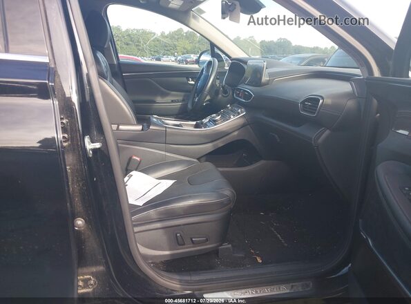 KM8S3DA11MU008875 2021 HYUNDAI SANTA FE HYBRID Black Սալոնի դիմացի տեսք