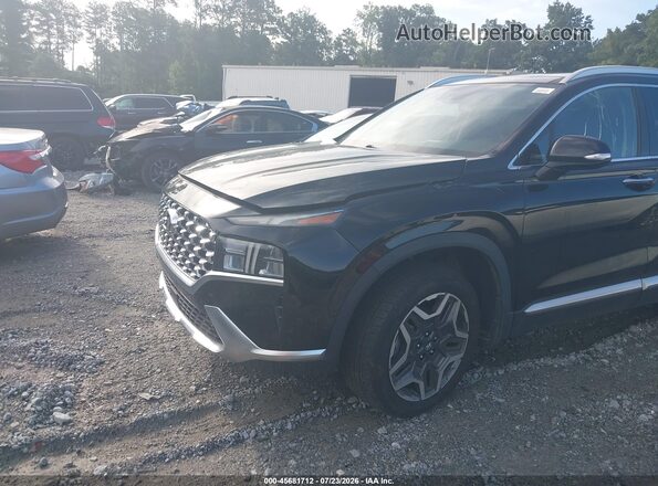 KM8S3DA11MU008875 2021 HYUNDAI SANTA FE HYBRID Black Դիմացի տեսք