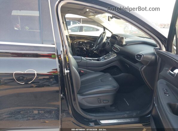 KM8S3DA12MU009601 2021 HYUNDAI SANTA FE HYBRID Черный Вид салона спереди