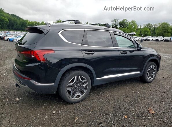KM8S3DA13NU055004 2022 HYUNDAI SANTA Черный Задняя правая четверть