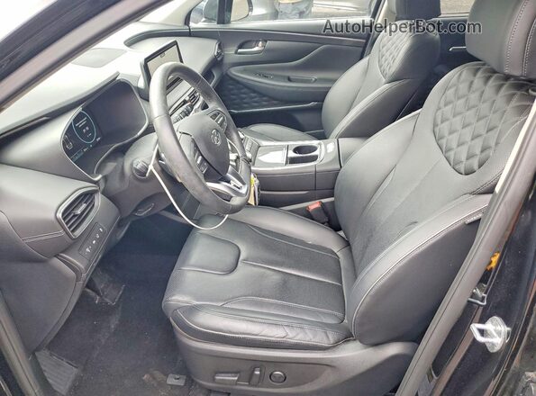 KM8S3DA13NU055004 2022 HYUNDAI SANTA Черный Вид салона спереди
