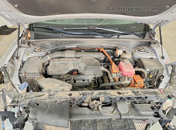 KM8S3DA15NU027401 2022 HYUNDAI SANTA Silver Vista del compartimento del motor