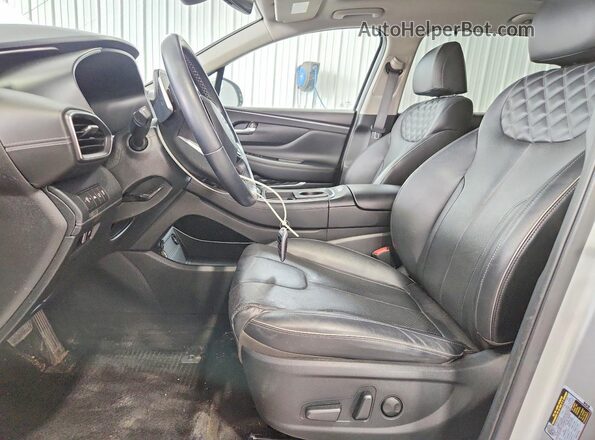 KM8S3DA15NU027401 2022 HYUNDAI SANTA Silver Vista interior delantera