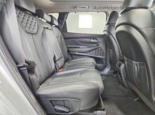 KM8S3DA15NU027401 2022 HYUNDAI SANTA Silver Vista interior trasera