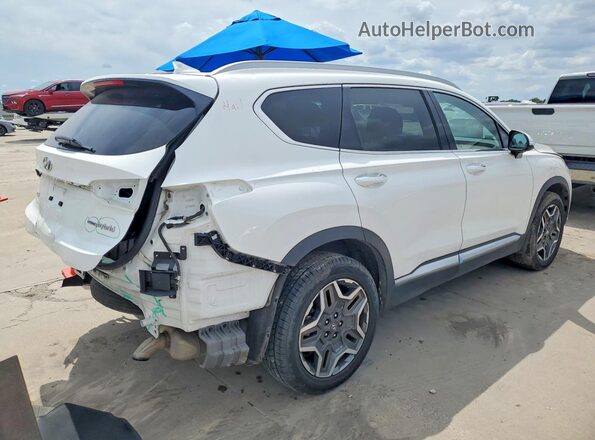 KM8S3DA19MU009627 2021 HYUNDAI SANTA White Trasero derecho