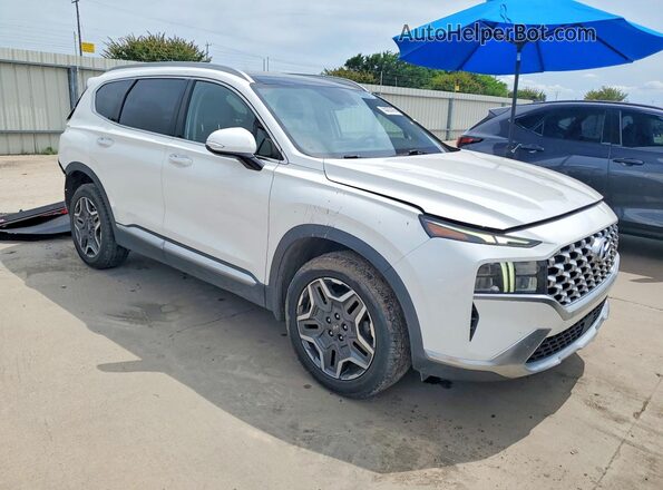 KM8S3DA19MU009627 2021 HYUNDAI SANTA White Delantero derecho