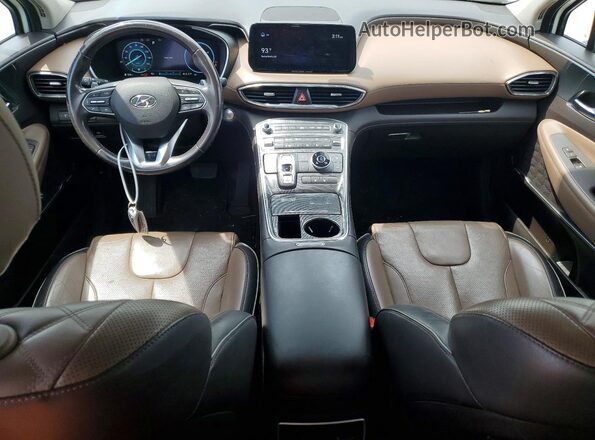 KM8S3DA19MU009627 2021 HYUNDAI SANTA White Vista del salpicadero