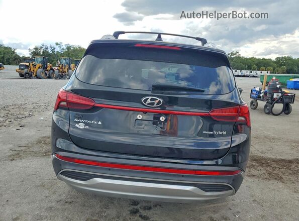 KM8S5DA10MU009185 2021 HYUNDAI SANTA Black Հետևի տեսք