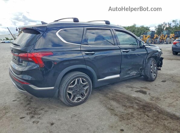 KM8S5DA10MU009185 2021 HYUNDAI SANTA Black Հետևի աջ